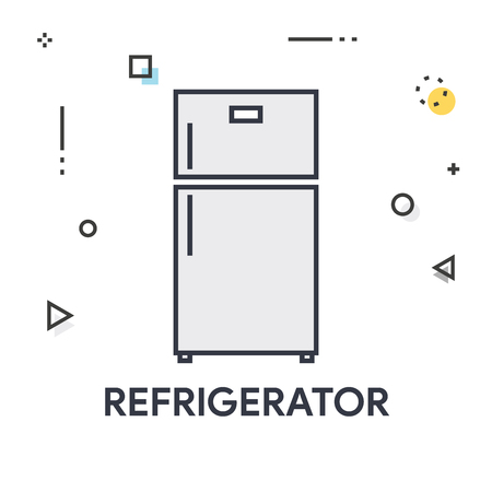 Refrigerator Iconのイラスト素材