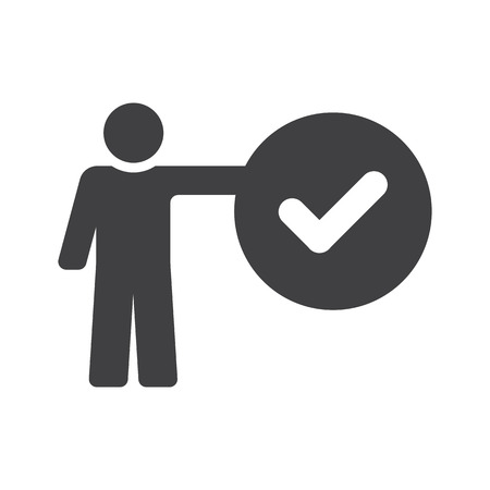 Strengths and weakness concept illustration.のイラスト素材