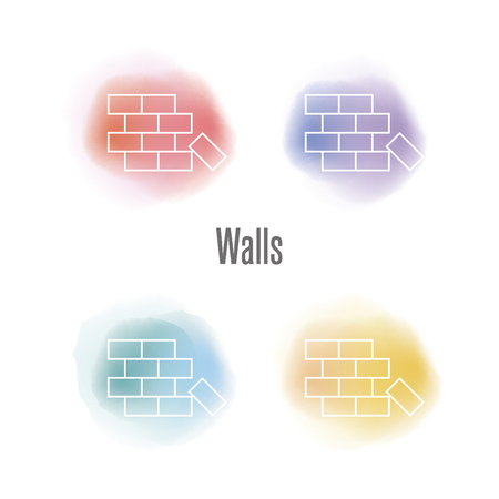 Walls Conceptのイラスト素材