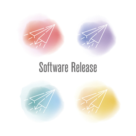 Software Release Conceptのイラスト素材