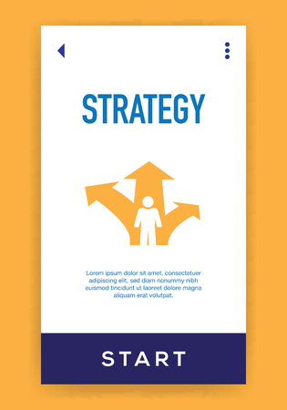 Strategy Iconのイラスト素材