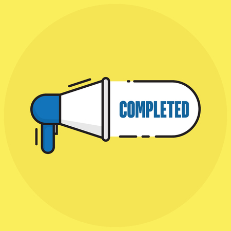 COMPLETED CONCEPTのイラスト素材