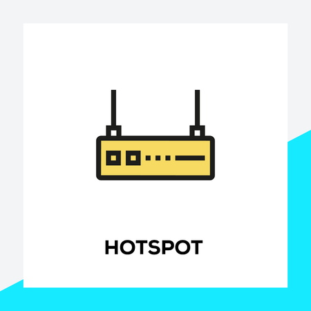 HOTSPOT LINE ICON SET