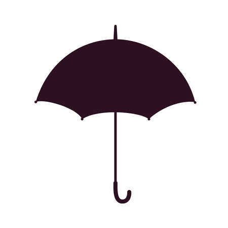Umbrella icon. Vector flat illustrationのイラスト素材
