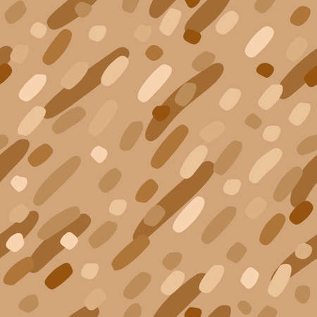Vector beige abstract spotted seamless pattern.のイラスト素材