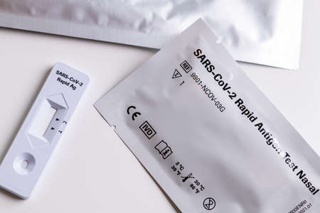 Sars Cov 2 rapid antigen test nasal kit. Self test. test at home. Corona, Covid