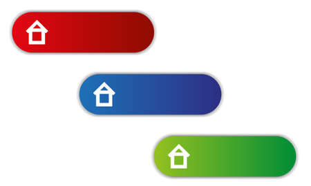 home buttonsのイラスト素材