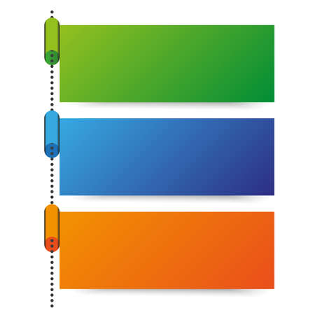vector time line tagsのイラスト素材