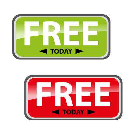 vector free today two color vector tagsのイラスト素材