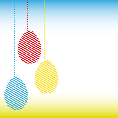 happy easter card with place for your text - vectorのイラスト素材