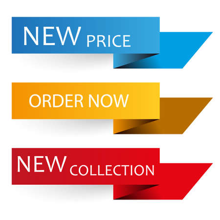 market order color tagsのイラスト素材