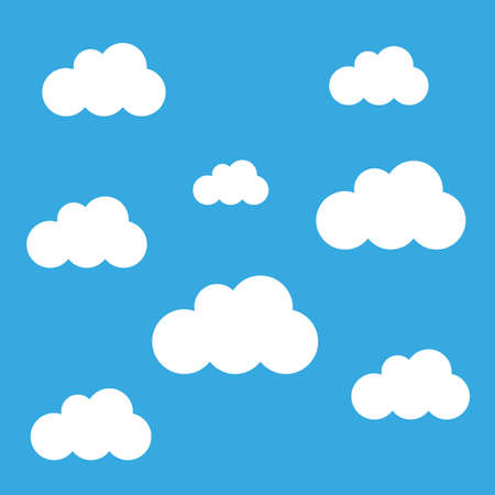 sky and cloudsのイラスト素材