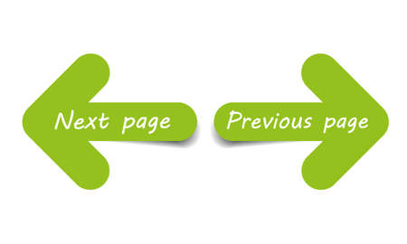previous and next green arrowsのイラスト素材