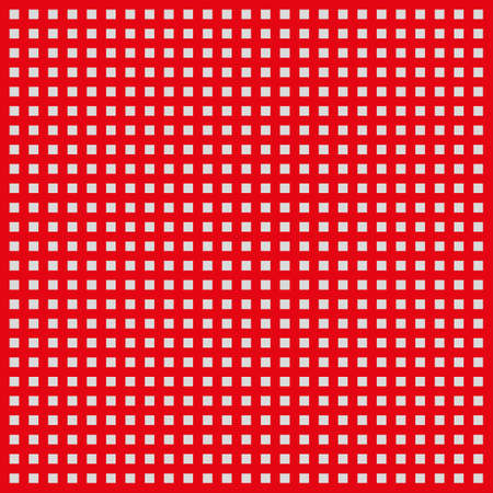 abstract texture white squares on red backgroundのイラスト素材
