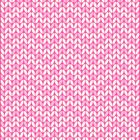 vector pink and white wool textureのイラスト素材