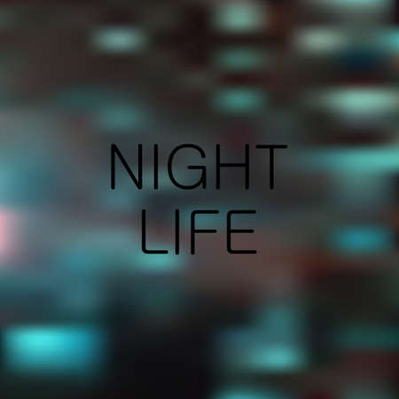 Night life vector light backgroundのイラスト素材