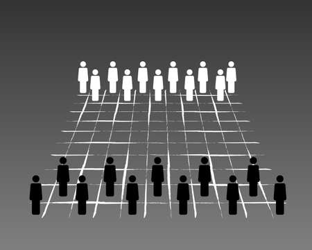 Vector Business concept position conceptのイラスト素材