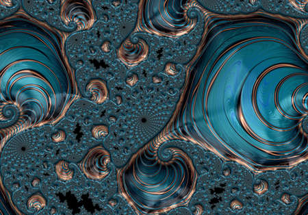 Luxury 3D Fractal. Abstract ractal background. Digital generated fractal.