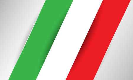Italian background with flag - Vector graphicのイラスト素材