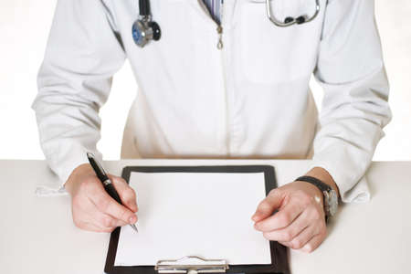 Blank doctor's form