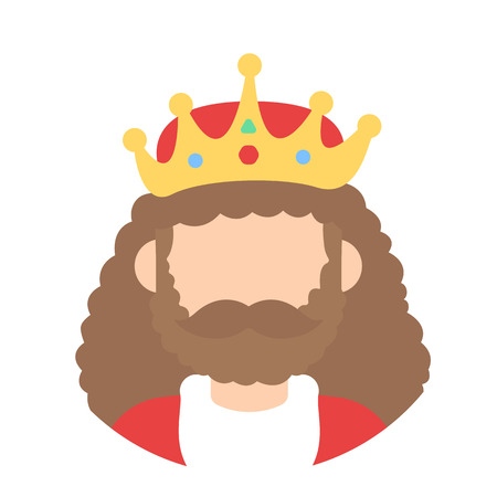 Icon avatar kingのイラスト素材
