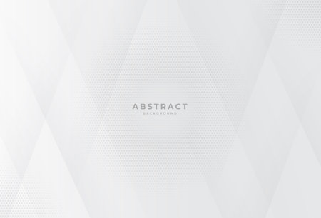 Abstract white and gray light gradient luxury lines background. texture halftone dots design. You can use for cover brochure template, poster, banner. Vector illustrationのイラスト素材