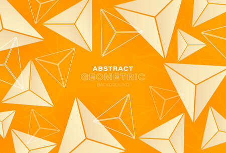 Vector geometric polygonal abstract background with lines. Modern wallpaper design. Can be used in...