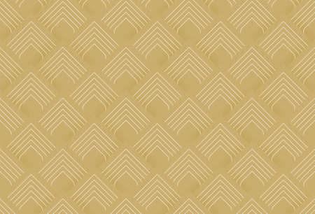 Abstract geometric pattern, Golden lines texture, elegant. Modern simple wallpaper, bright backdrop,...