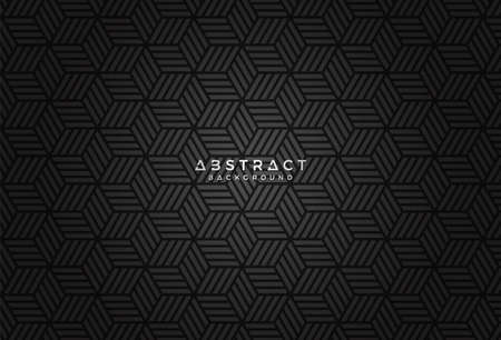 Minimalist black abstract background with luxury dark gradient geometric elements. Linear texture...