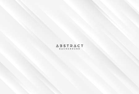 Elegant white background with shiny lines. Modern luxury design. Suitable as brochure, cover, card, template, poster, banner, wallpaper. Vector illustrationのイラスト素材