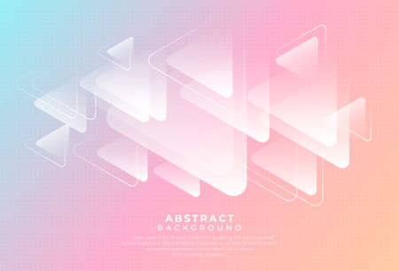 Minimalistic polygonal abstract geometric creative background. Graphic element, bright colorful backdrop. Modern simple design. Can be used for wallpaper, poster, cover, brochure, flyer, banner. Vector illustrationのイラスト素材