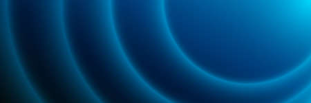 Blue abstract background with glowing curve. Modern gradient elements. Smooth curve graphic. Simple neon glowing curve vector template. Vector illustrationのイラスト素材