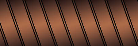 Abstract gold diagonal stripes lines pattern on black background. Gold metallic texture design. Shiny gold geometric shape. Modern diagonal dimension. Luxury and elegant styleのイラスト素材