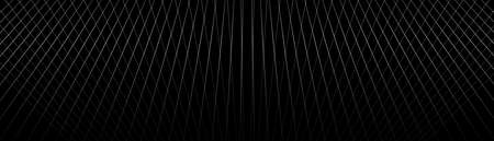 Black abstract background with shiny lines. Modern futuristic silver lines. Elegant minimalist black...