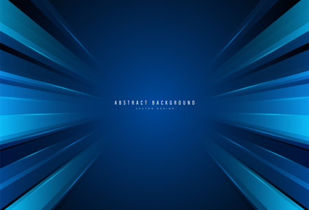 Abstract dark blue background with geometric squares shape motion. Futuristic technology perspective. Modern halftone square shape. Space for your text. Suit for website, brochure, banner, poster, flyerのイラスト素材