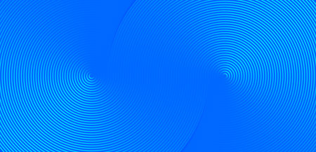 Abstract blue background with shiny circle lines. Modern futuristic blue gradient geometric lines graphic design. Suit for poster, cover, banner, brochure, website, flyer. Vector illustrationのイラスト素材