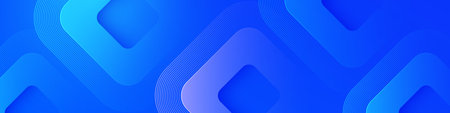 Modern abstract blue background. Vibrant gradient square shapes. Minimalist geometric design. Simple...
