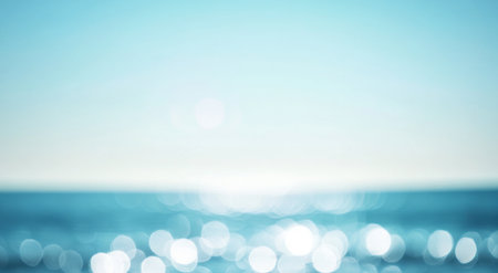 Blurred background with a blurred blue sky and white sunlight, pastel colors, bokeh effect, blurred blue sea horizon, copy space concept. --ar 11:6 --v 6.1 Job ID: c6a9b7c4-4da9-484c-88f0-227a80d57692の素材