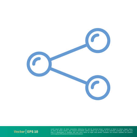 Share Icon Vector Logo Templateのイラスト素材