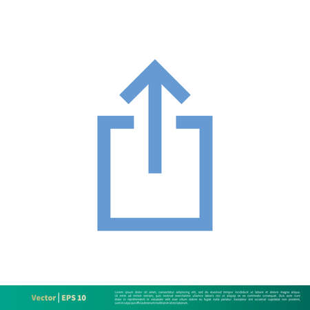 Share Arrow Icon Vector Logo Templateのイラスト素材
