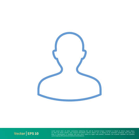 Social Network Profile Icon Vector Logo Templateのイラスト素材