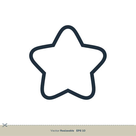Star Icon Vector Logo Template Illustration Design. Vector EPS 10.のイラスト素材