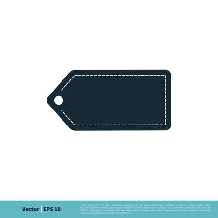 Hang Tag Icon Vector Template Illustration Design.のイラスト素材