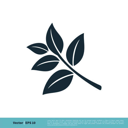 Nature Leaves Icon Vector Logo Template Illustration Design. Vector EPS 10.のイラスト素材