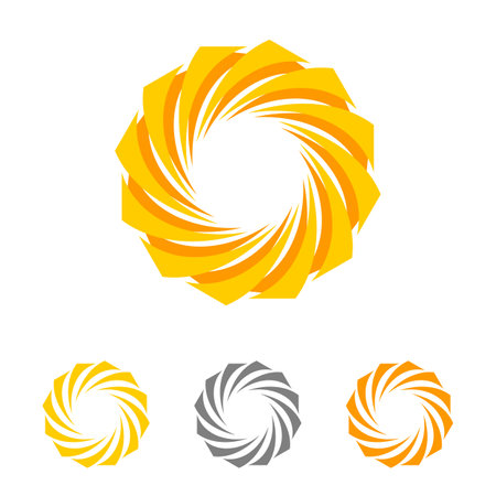 Stock Exchange Hexagon Shape vector logo template Illustration Design. Vector EPS 10.のイラスト素材