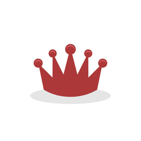 Simple Crown Template Illustration Design.のイラスト素材