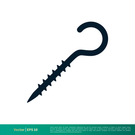 Screw Icon Vector Logo Template Illustration Design EPS 10.のイラスト素材