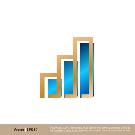 Stock Exchange Logo Template Illustration Design. Vector EPS 10.のイラスト素材