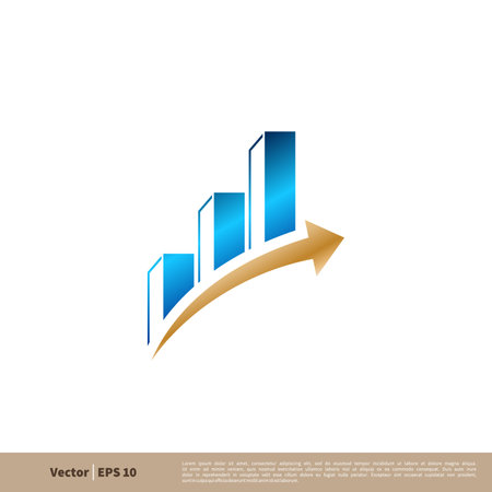 Stock Exchange Logo Template Illustration Design. Vector EPS 10.のイラスト素材