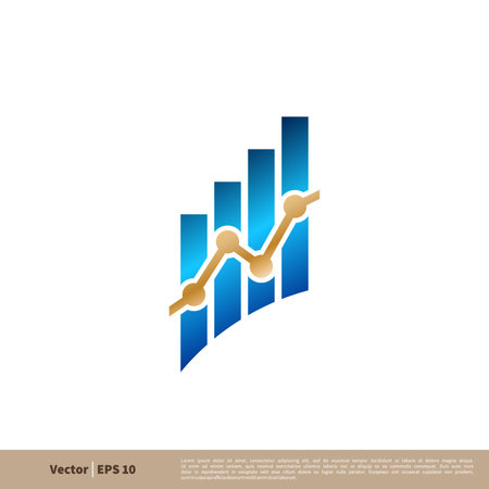 Stock Exchange Logo Template Illustration Design. Vector EPS 10.のイラスト素材